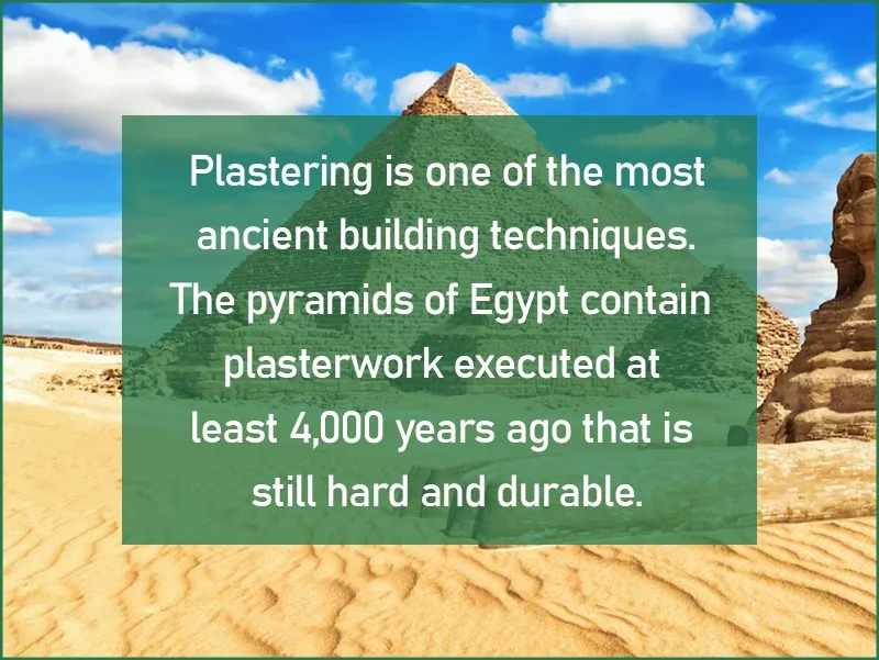 History of plastering